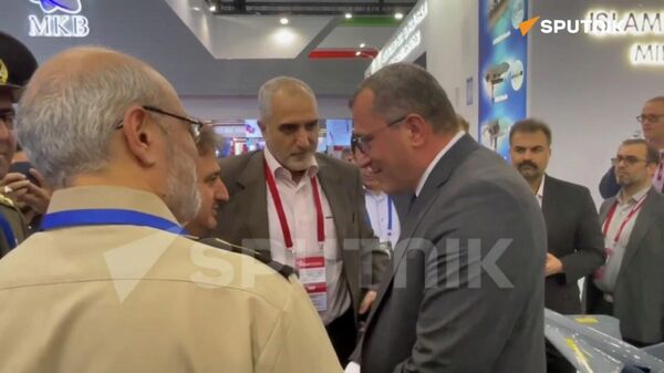 Заместитель министра обороны Армении посетил павильон Исламской Республики Иран на военно-технической выставке Армия-2023 в РФ - Sputnik Армения