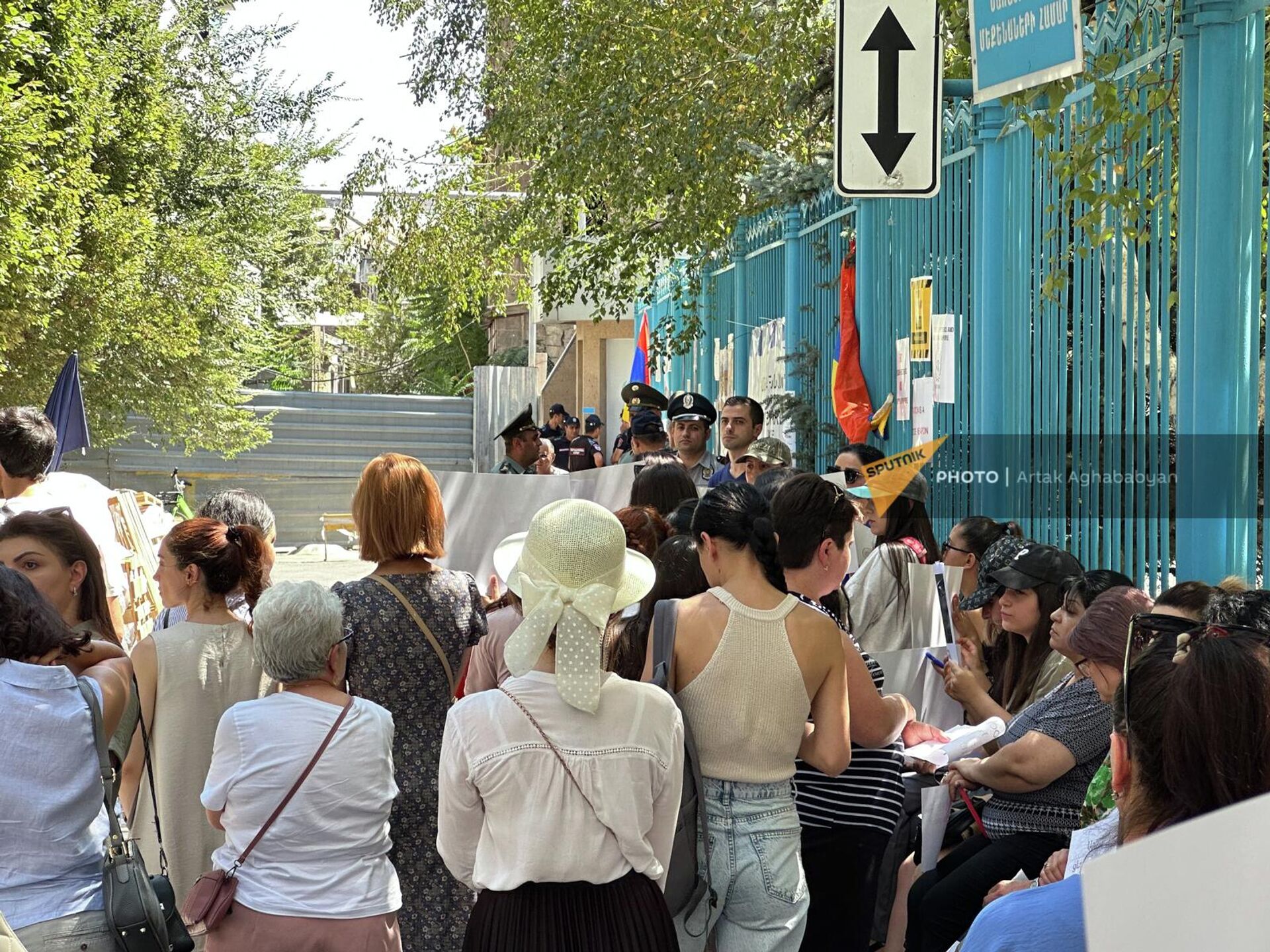 Акция протеста перед офисом ООН (16 августа 2023). Ереван Акция протеста перед офисом ООН (16 августа 2023). Ереван - Sputnik Արմենիա, 1920, 16.08.2023