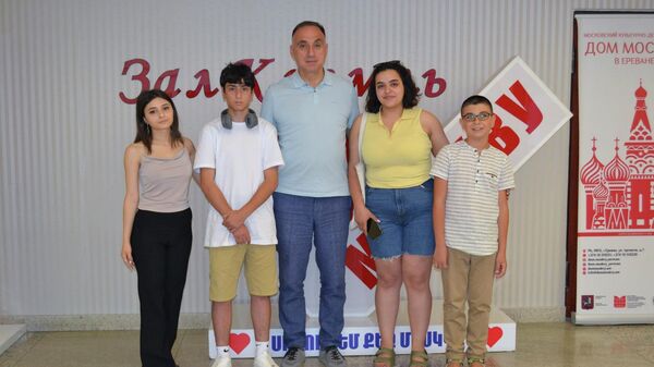 Армянские участники программы Международного детского лагеря Первый в Киргизии - Sputnik Армения