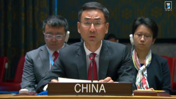 Представитель Китая в ООН Гэн Шуан на Заседании Совета Безопасности ООН по проблеме Нагорного Карабаха - Sputnik Армения