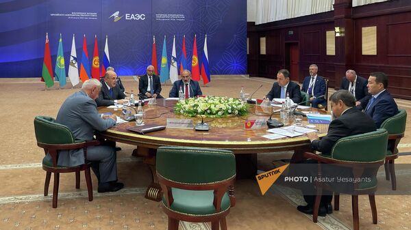 Заседание глав правительств стран ЕАЭС (24 августа 2023). Цахкадзор, Армения - Sputnik Армения