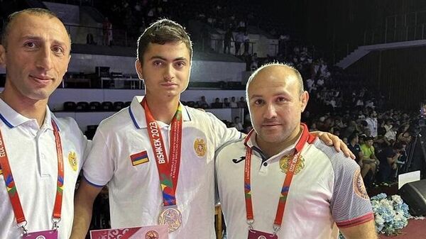 Представители Армении завоевали 2 золотые и 1 бронзовую медали на стартовавшем с 3 сентября в Бишкеке чемпионате мира по борьбе глухих среди взрослых, молодежи и юношей  - Sputnik Արմենիա