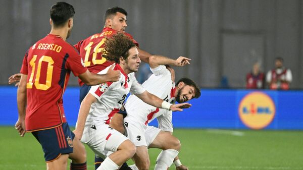 Матч между сборными Грузии и Испании в рамках 5 тура квалификационного раунда на чемпионат Европы - Sputnik Армения