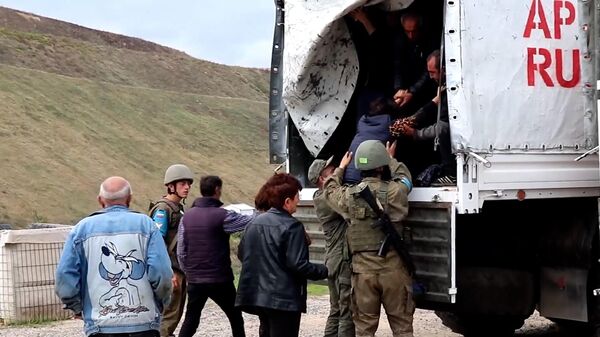 Российским миротворческим контингентом продолжается выполнение задач на территории Нагорного Карабаха - Sputnik Армения