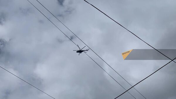 Պայթյունից տուժածներին տեղափոխող ուղղաթիռը - Sputnik Արմենիա
