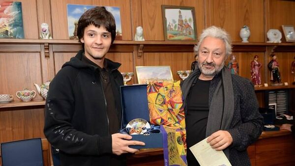 Стас Намин с сыном Артёмом Микояном  - Sputnik Армения