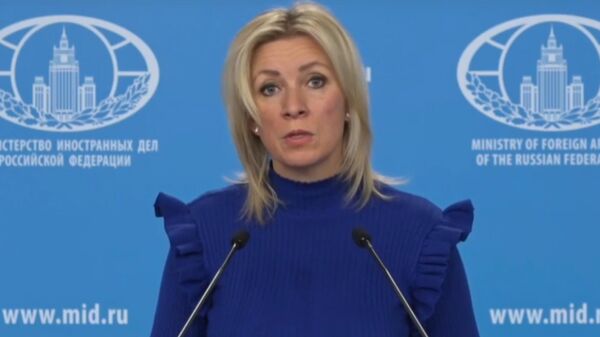 Официальный представитель МИД РФ Мария Захарова проводит еженедельный брифинг (9 ноября 2023). Москва - Sputnik Армения
