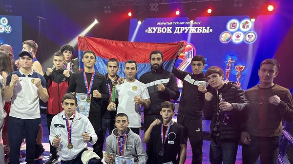 Армянские боксеры одержали победу на V международном турнире по боксу Кубок дружбы, прошедшем в Ростове - Sputnik Армения