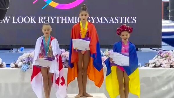 Гимнастка из Армении Ариана Багдасарян выиграла Международный чемпионат по художественной гимнастике в Грузии - Sputnik Армения