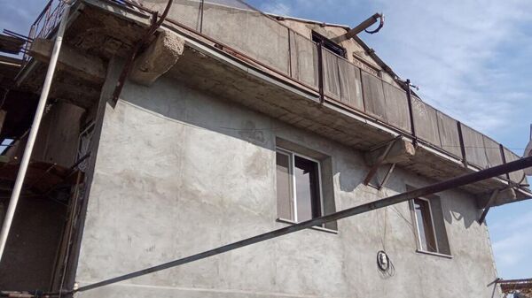 Արարատի մարզի տունը, որտեղ բռնկվել է հրդեհը - Sputnik Արմենիա
