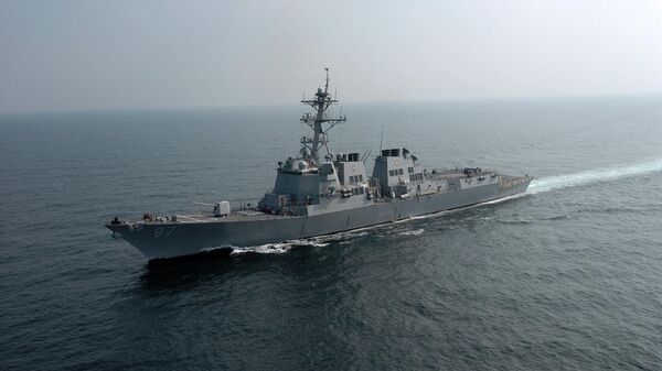 Эсминец USS Mason (DDG 87) в северной части Персидского залива - Sputnik Армения