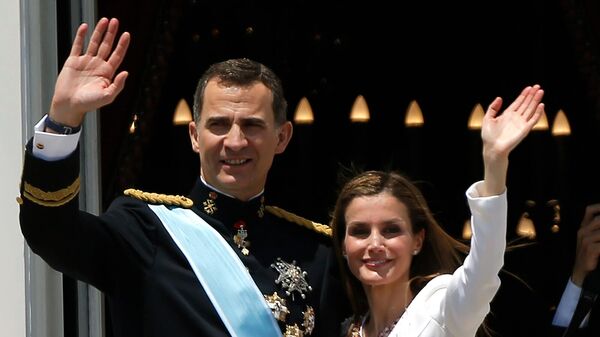 Իսպանիայի թագավոր Ֆիլիպն ու նրա կինը` Լետիցիան - Sputnik Արմենիա