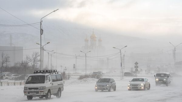 Снежный циклон в Магадане - Sputnik Արմենիա