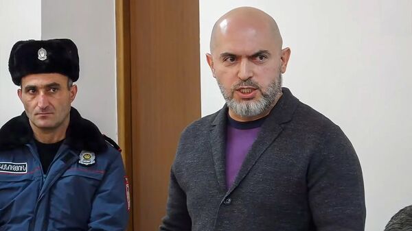 Армен Ашотян на судебном заседании (8 января 2023). Еревaн - Sputnik Армения