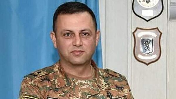 Командир бригады миротворческих сил МО РА, полковник Арсен Мангасарян - Sputnik Армения