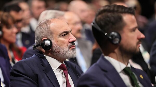 Премьер-министр Никол Пашинян на церемонии открытия Мюнхенской конференции по безопасности (16 февраля 2024). Мюнхен, Германия - Sputnik Армения