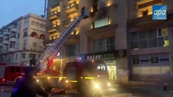 Возгорание отеля в Баку - Sputnik Армения