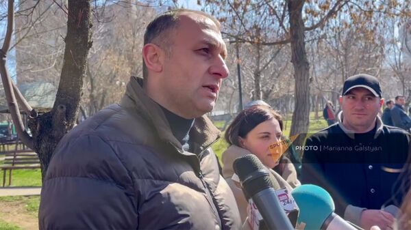 Начальник Службы охраны общественного порядка мэрии Еревaна Арам Гюлзадян - Sputnik Армения