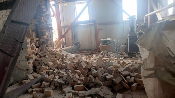 Обрушение в результате взрыва на Абовянском бутылочном заводе (9 марта 2024). Котайк - Sputnik Армения