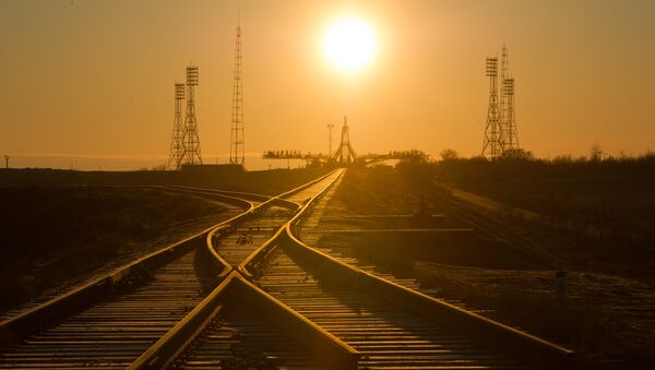 Вывоз на старт ракеты Союз-ФГ с ТПК Союз ТМА-16М - Sputnik Արմենիա