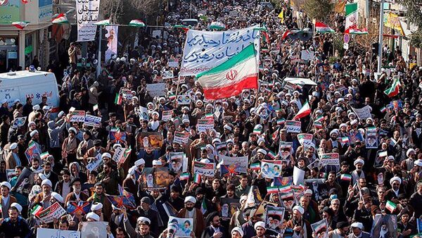 Антиправительственный митинг в Иране - Sputnik Արմենիա