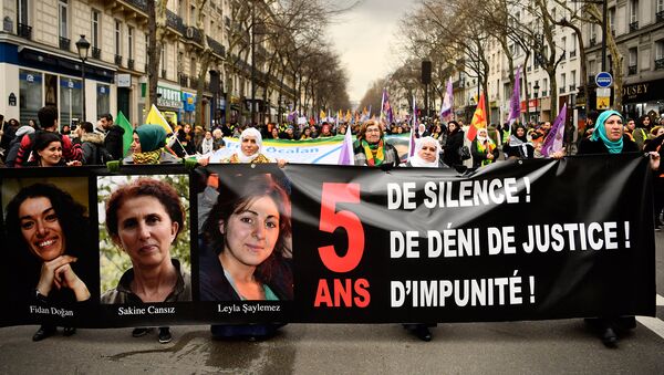 Демонстрация курдов в Париже - Sputnik Армения