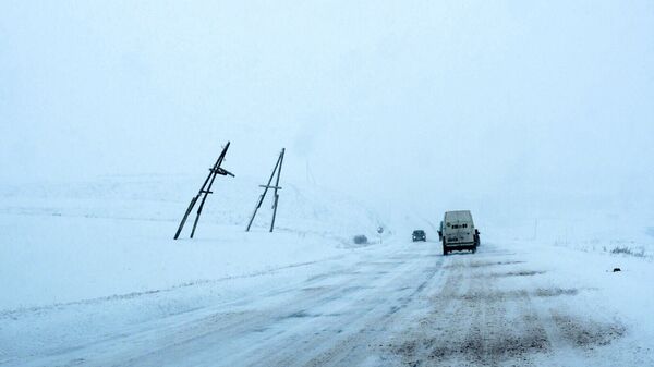Снег в Апаране - Sputnik Армения