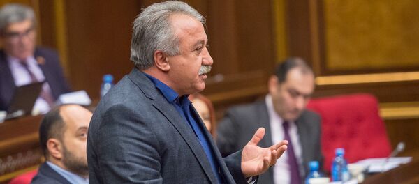 Сасун Микаелян в парламенте Сасун Микаелян в парламенте - Sputnik Армения