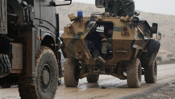 Турецкие войска севернее Африна (23 января 2018). Сирия - Sputnik Արմենիա