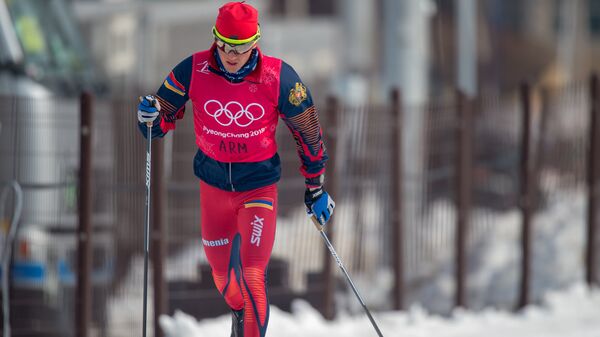 Лыжник Олимпийской Сборной Армении Микаел Микаелян - Sputnik Армения