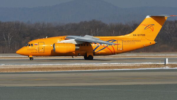Самолет Ан-148-100В авиакомпании Саратовские авиалинии - Sputnik Արմենիա