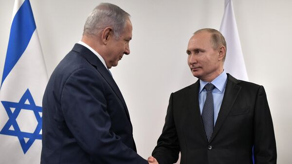 Встреча президента РФ В. Путина с премьер-министром Израиля Б. Нетаньяху - Sputnik Армения