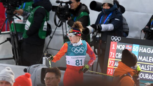 Лыжница Олимпийской Сборной Армении Катя Галстян (15 февраля 2018). Пхенчхан, Южная Корея - Sputnik Արմենիա