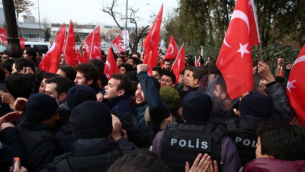 Антиамериканский протест в Анкаре  - Sputnik Արմենիա