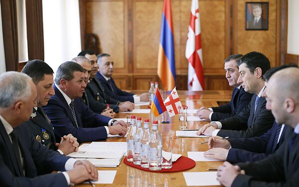 Հայաստանի ոստիկանապետն ընդունեց Վրաստանի իր պաշտոնակցին Հայաստանի ոստիկանապետն ընդունեց Վրաստանի իր պաշտոնակցին - Sputnik Արմենիա