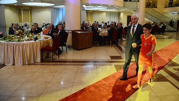 Ованес Заназанян на вечере чествования футбольной команды Арарат-73 (10 октября 2013). Ереван, Армения - Sputnik Армения