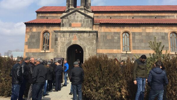 Похороны солдата Григора Егояна в Гюмри - Sputnik Արմենիա