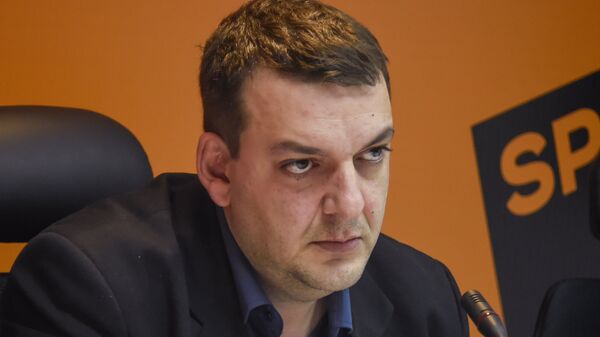 Специалист по информационной безопасности, политолог Тигран Кочарян - Sputnik Армения