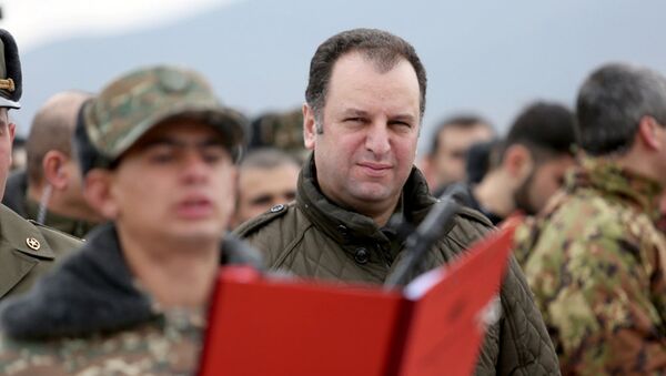 Министр Обороны РА Виген Саркисян принял участие на присяге новобранцев, призванных по программе Это я - Sputnik Армения