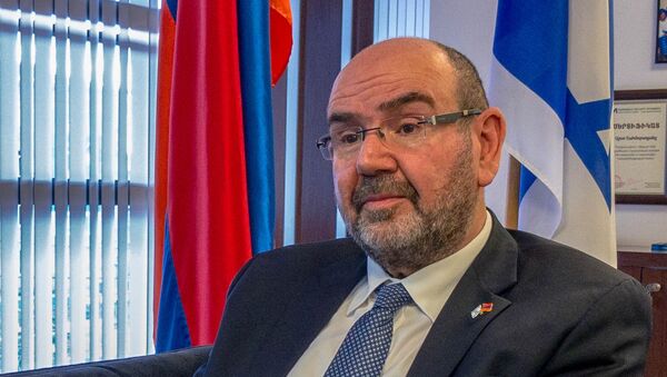 Чрезвычайный и Полномочный посол Израиля в Армении Элияху Иерушалмин - Sputnik Армения