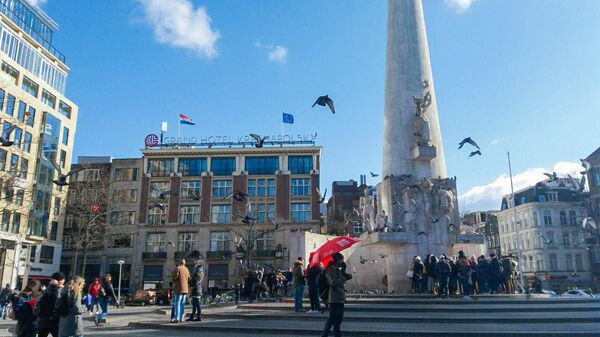 Площадь Дам, Амстердам, Нидерланды - Sputnik Армения
