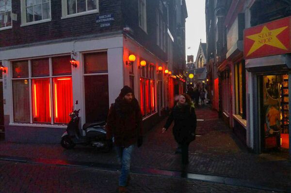 Улица Красных фонарей, Амстердам, Нидерланды - Sputnik Армения