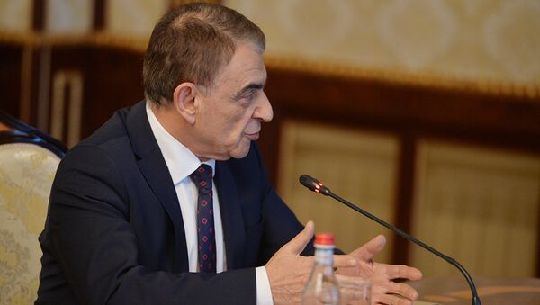 Председатель Национального собрания Армении Ара Баблоян на заседании Совета безопасности (1 марта 2018). Ереван, Армения - Sputnik Армения