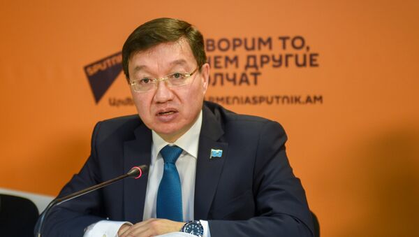 Чрезвычайный и полномочный посол Республики Казахстан в РА Тимур Уразаев - Sputnik Армения
