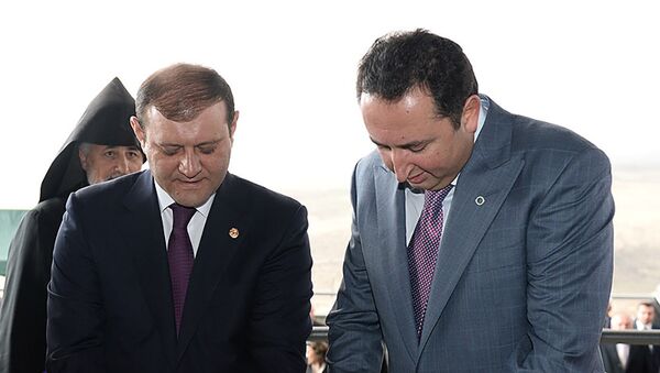 Церемония открытия Ереванского завода медицинских изделий (14 марта 2014). Ереван - Sputnik Армения
