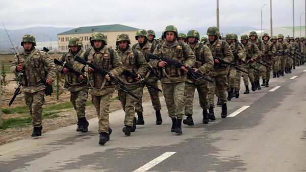 Широкомасштабные военные учения Азербайджанских ВС  - Sputnik Армения