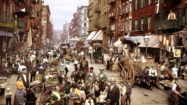 Малберри-стрит, Нью Йорк, США 1900-е годы. - Sputnik Армения