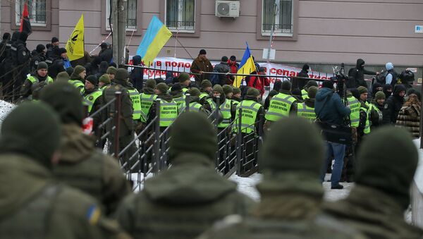 Суд над бывшим мэром Одессы Г. Трухановым в Киеве - Sputnik Армения
