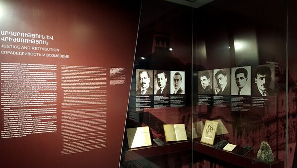 Стенд операции Немезис в Музее геноцида армян - Sputnik Արմենիա