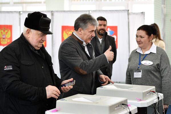 ՌԴ նախագահական ընտրությունների քվեարկեց նախագահի թեկնածու Պավել Գրուդինինը (ՌԴԿԿ) - Sputnik Արմենիա